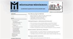 Desktop Screenshot of muanyagipar.hu